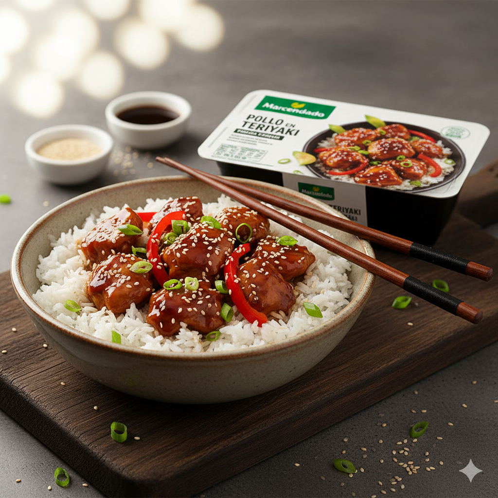Probamos el nuevo Pollo Teriyaki de Hacendado: ¿El plato preparado definitivo de Mercadona?